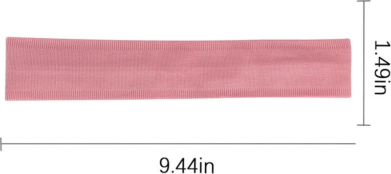 ONEYE Workout Headbands Non Slip Headband Sport Headbands Sweatbands Elastic Sport Hair Bands for Sports Travel Indoor Fitness Gym - Image 2